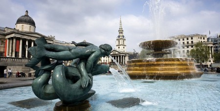 Trafalgar square is center of London